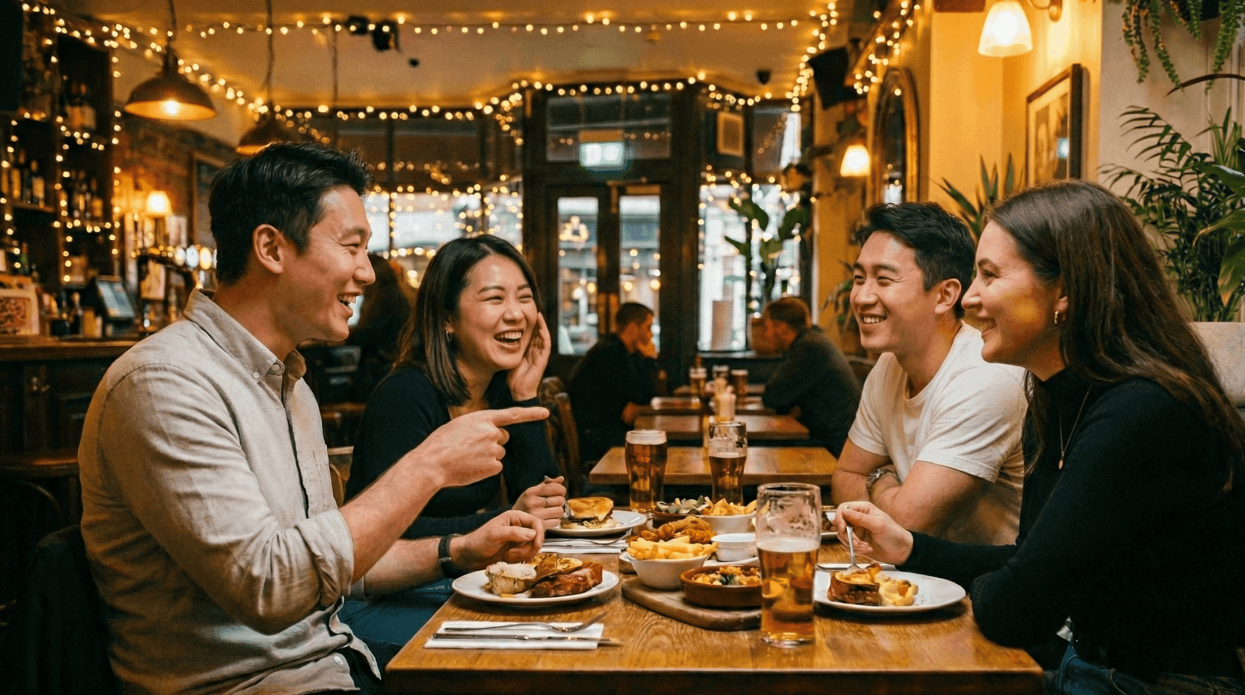 Chat at Cafe